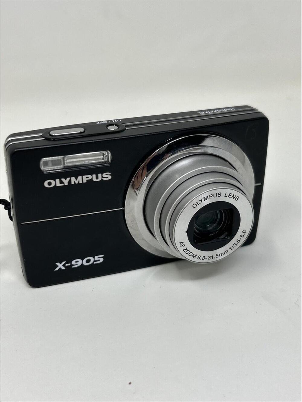 Olympus X-905 Digital 10MP Camera 5X Zoom Black No Charger